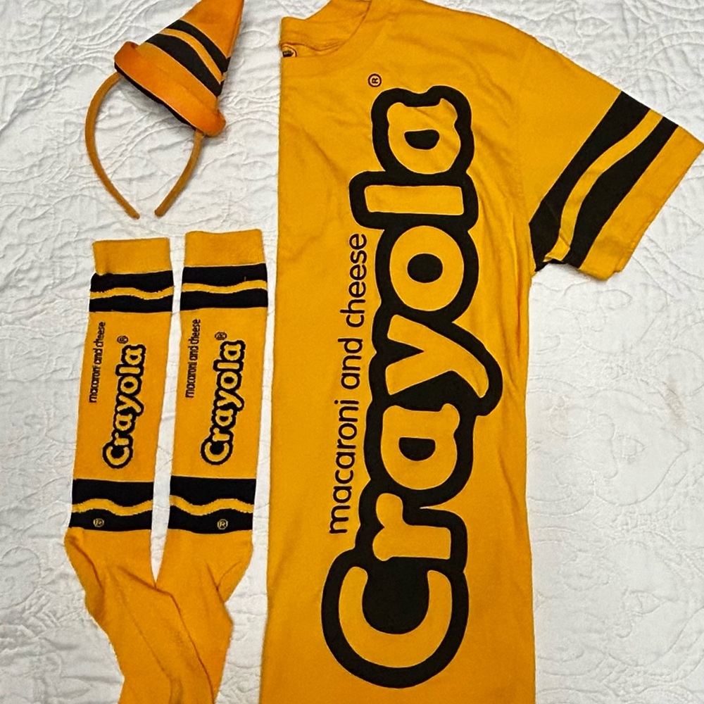 Macaroni and cheese, Crayola Halloween costume
